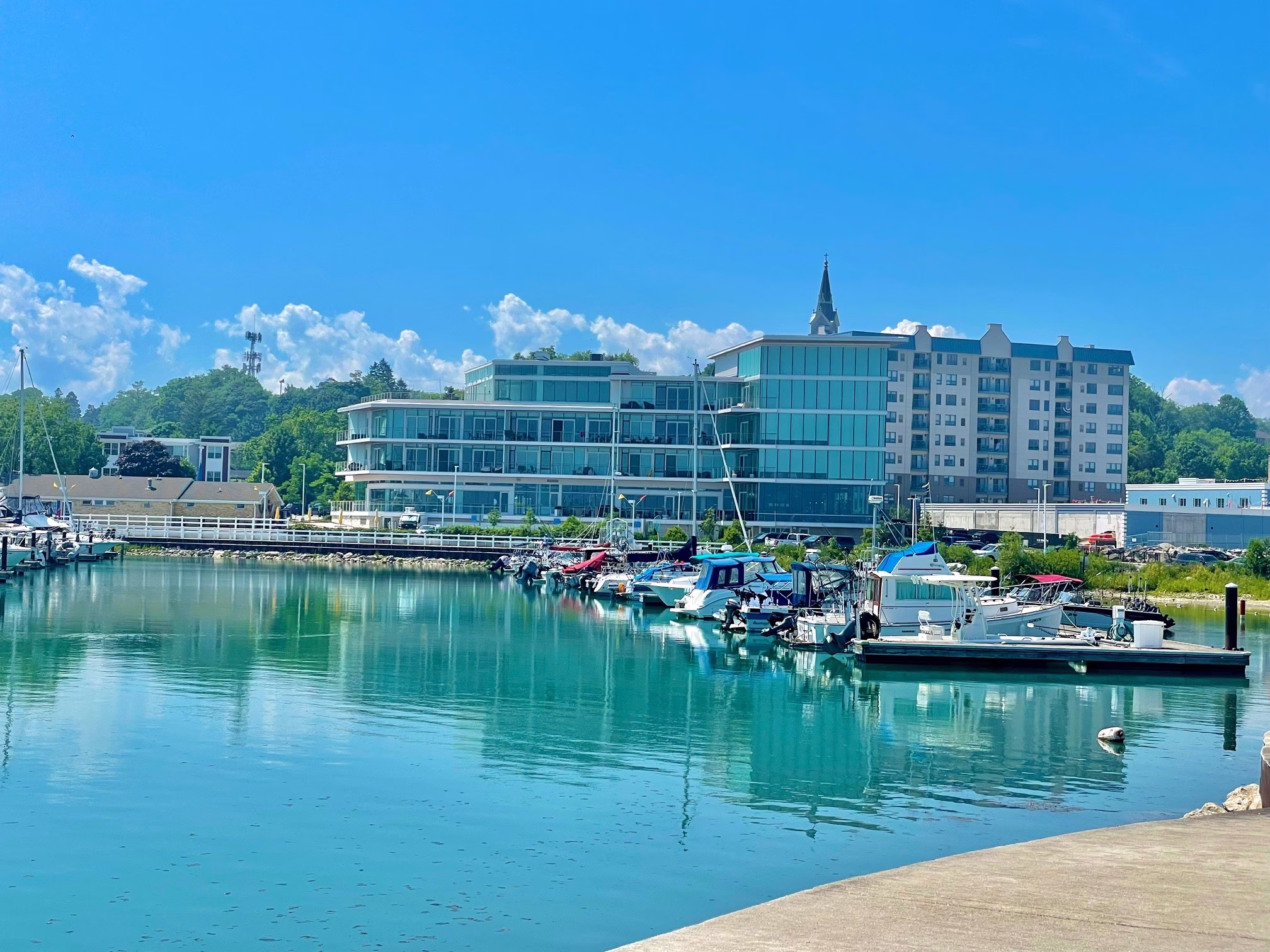 Newport Shores from Marina Pic